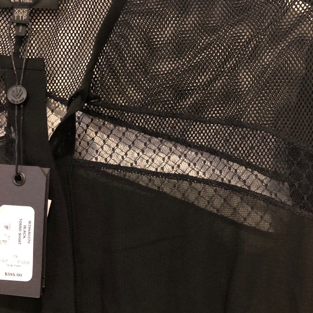 NWT RAG & BONE | Tommi Sheer Silk Dobby Shirt - Picture 7 of 8